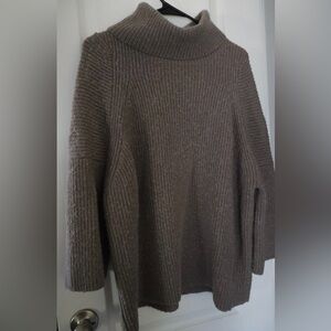 All Saints Cool Brown Turtle Neck Sweater